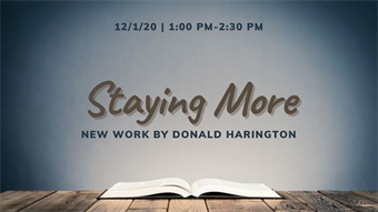 Staying More: New Work by Donald Harington (Virtual Only)